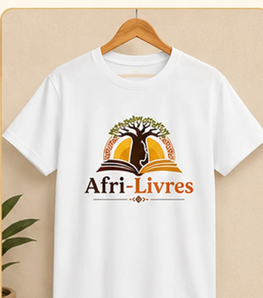T-shirt unisexe blanc